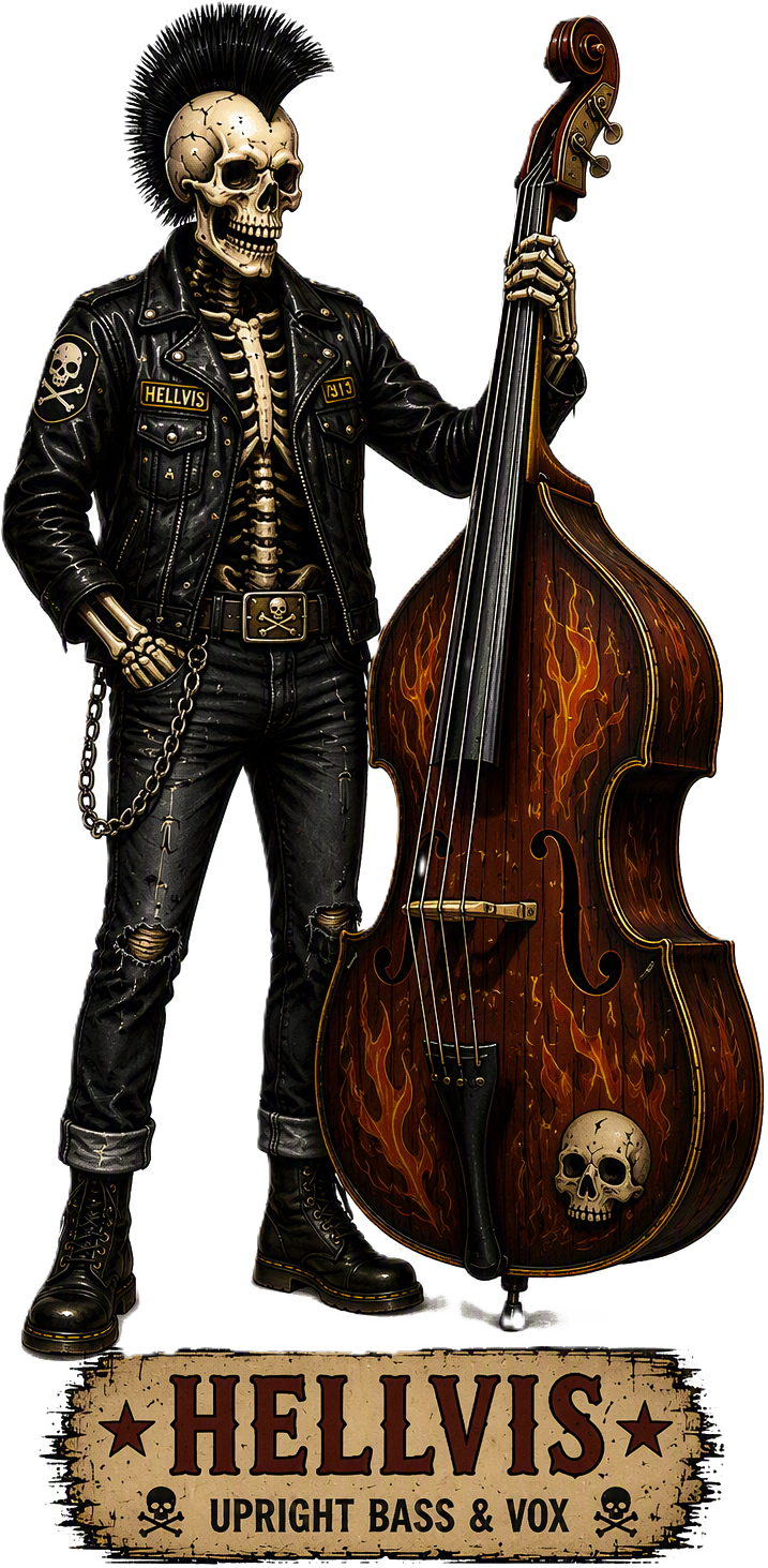 Hellvis, Upright Bass & Vox