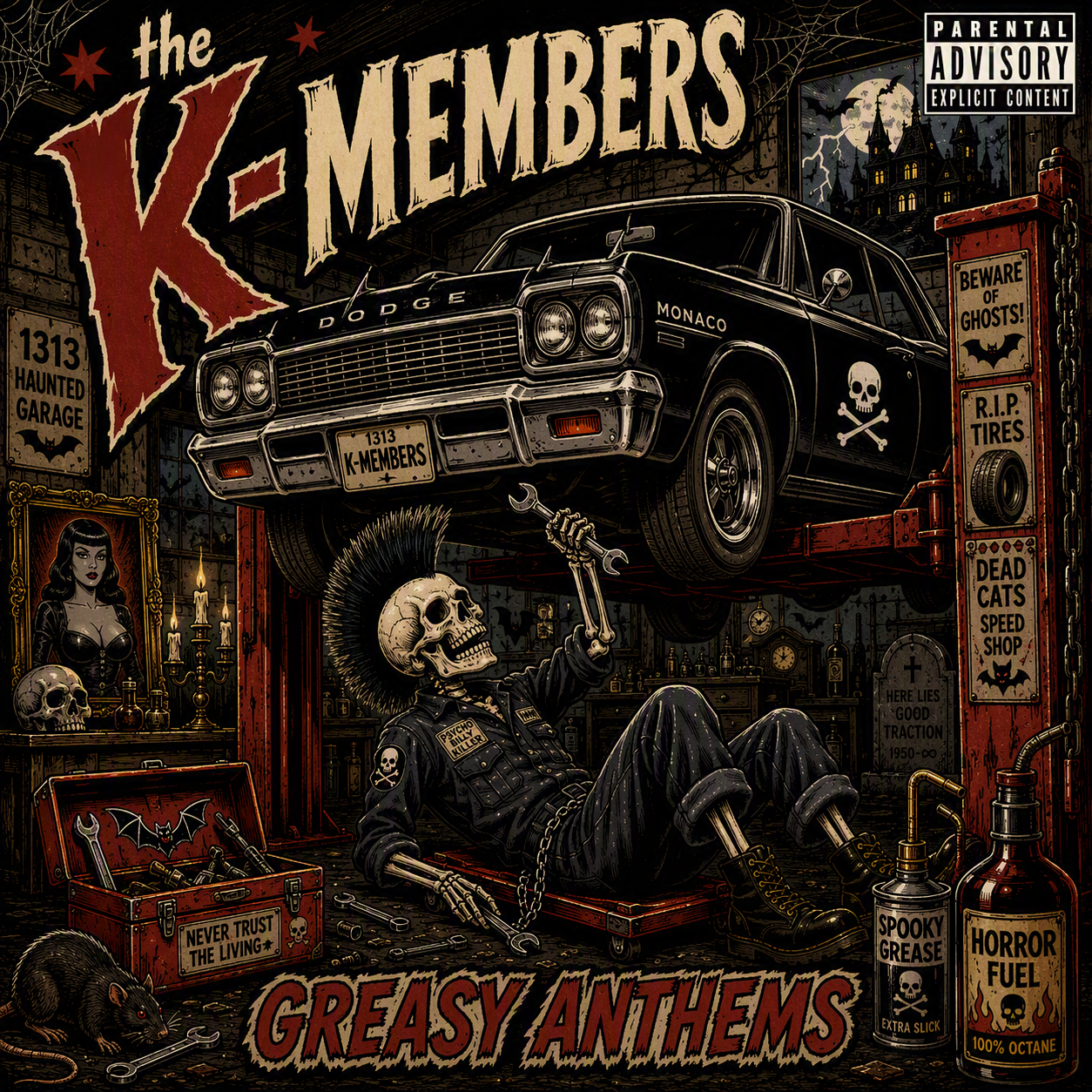 Album cover: Greasy Anthems